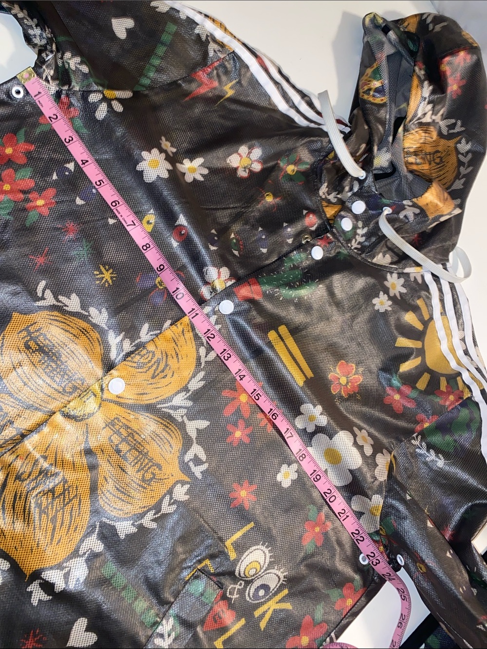 RARE Adidas Originals x Pharrell Williams Artist Doodle Jacket Sz L $130 - Picture 13 of 14